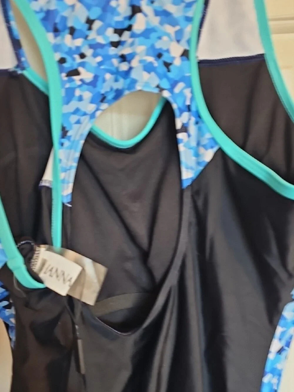 Black One-Piece Boy leg Swimsuit